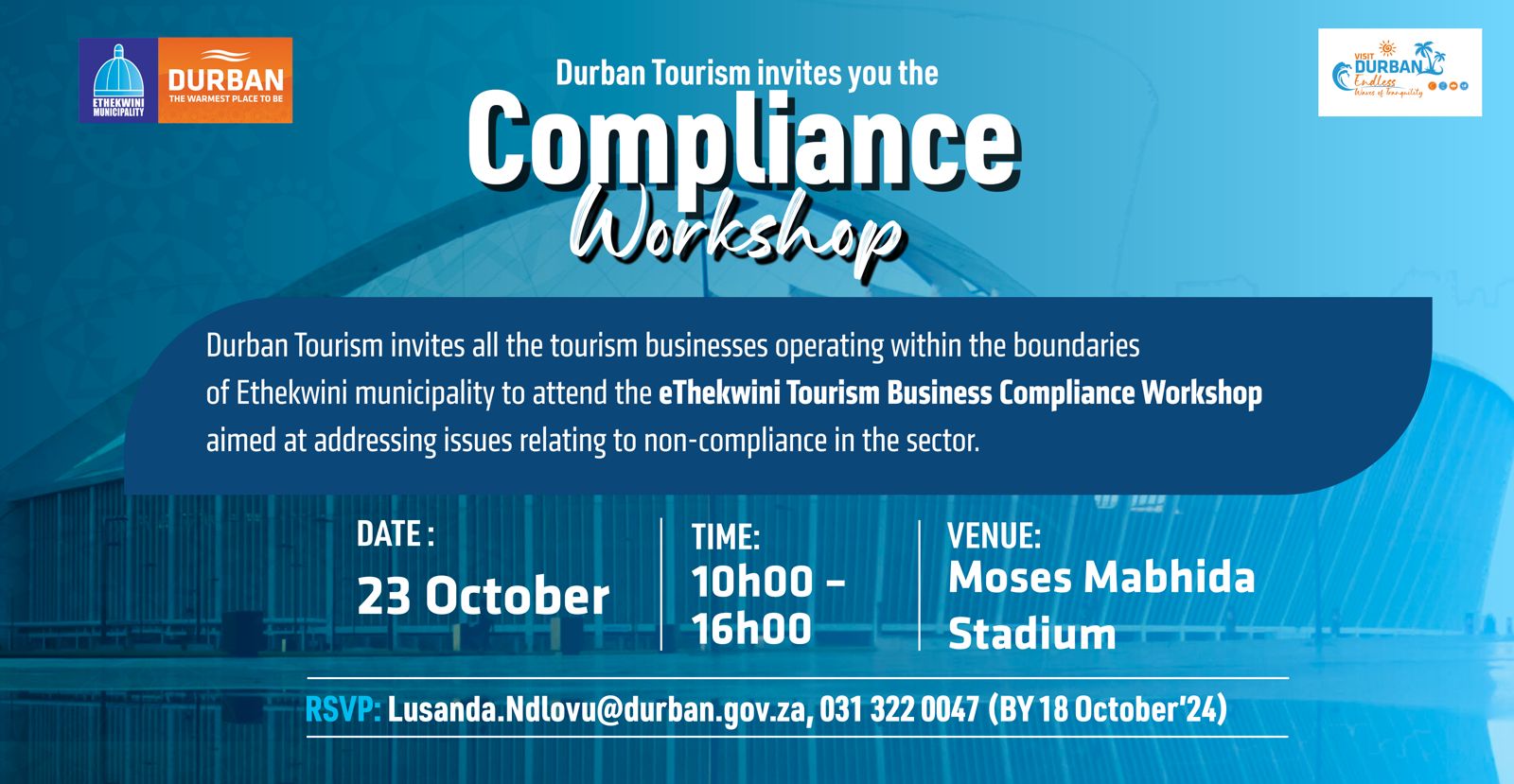 Durban Tourism Compliance Workshop