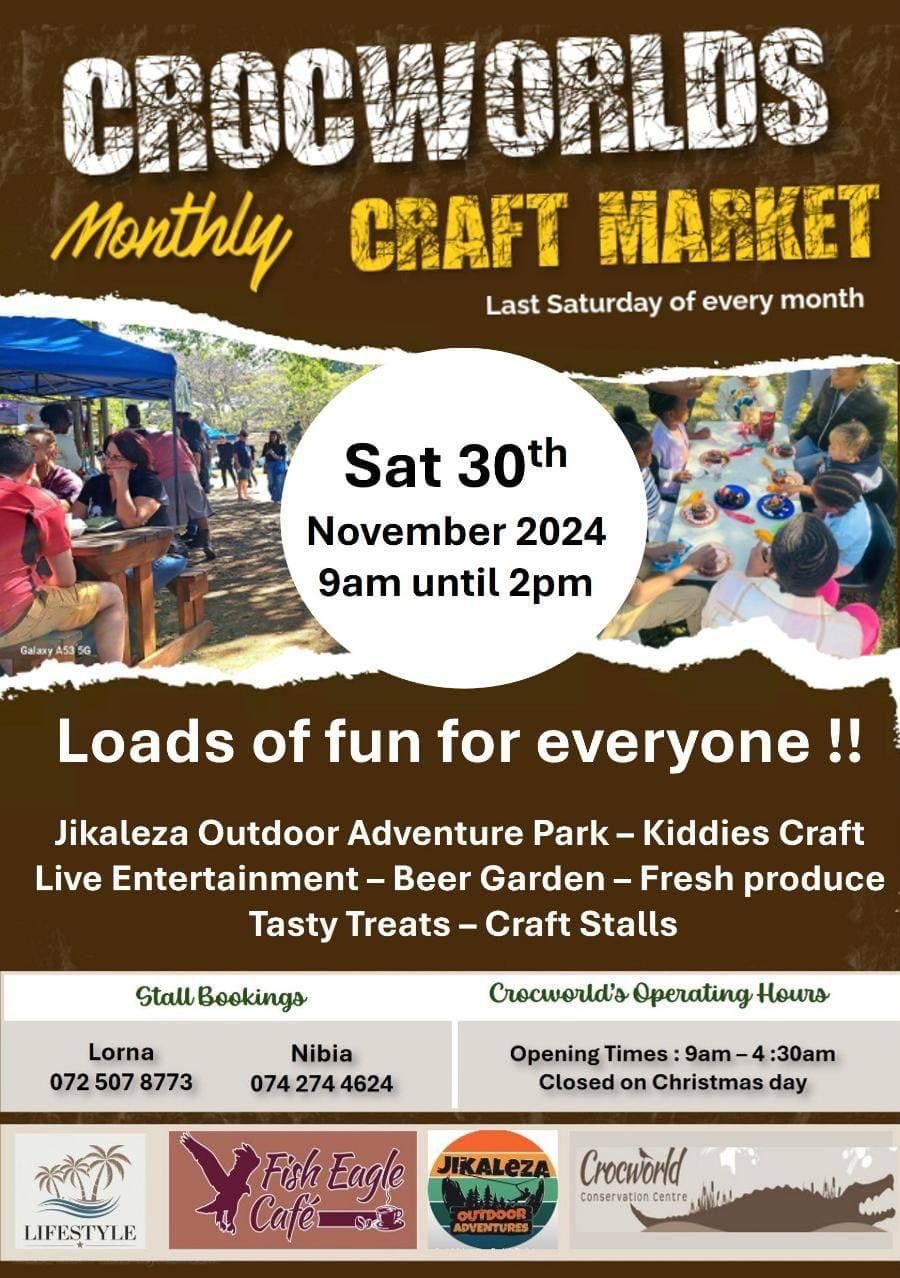 Crocworlds monthly craft market